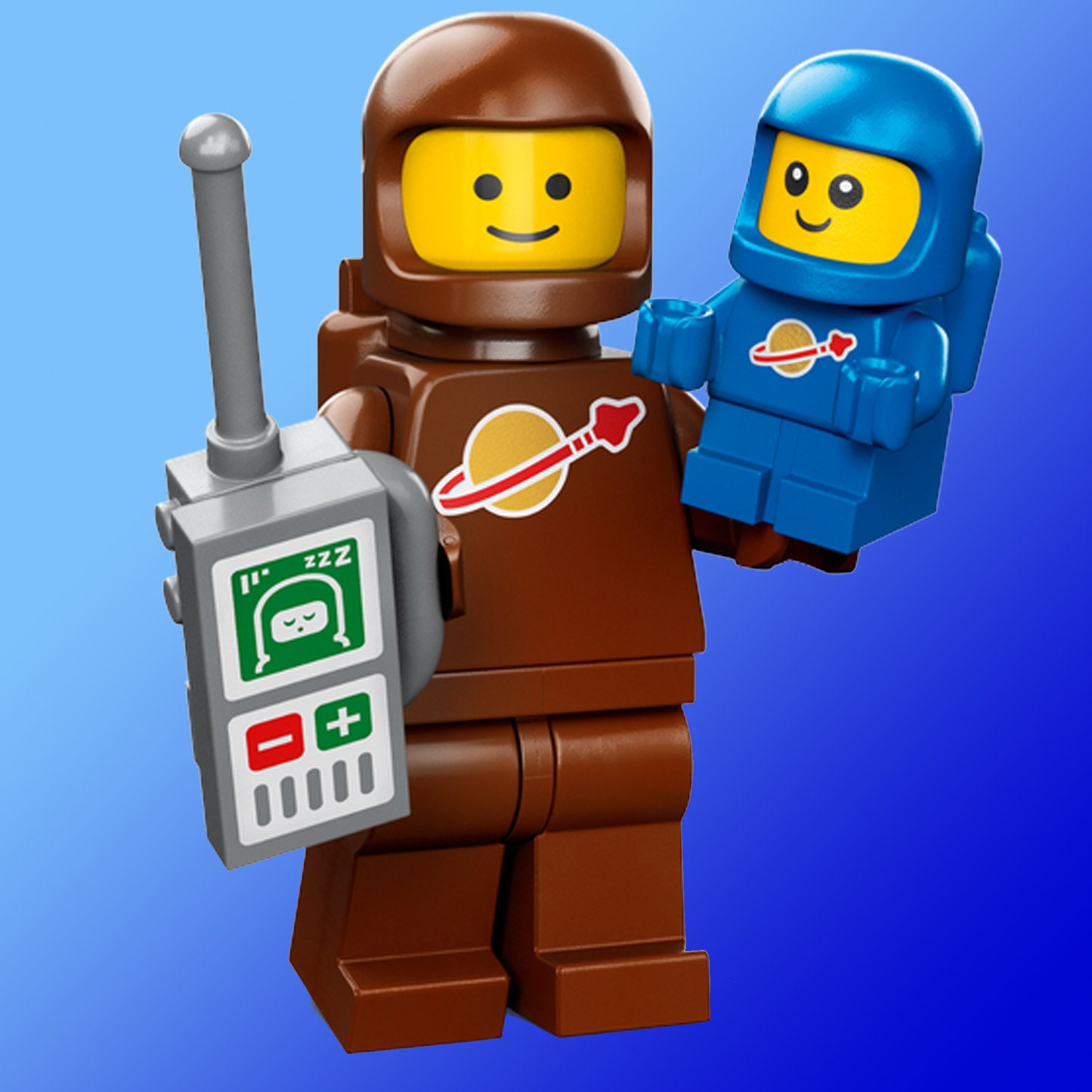 LEGO - Minifigures Series 24 - Brown Astronaut and Space Baby - 71037